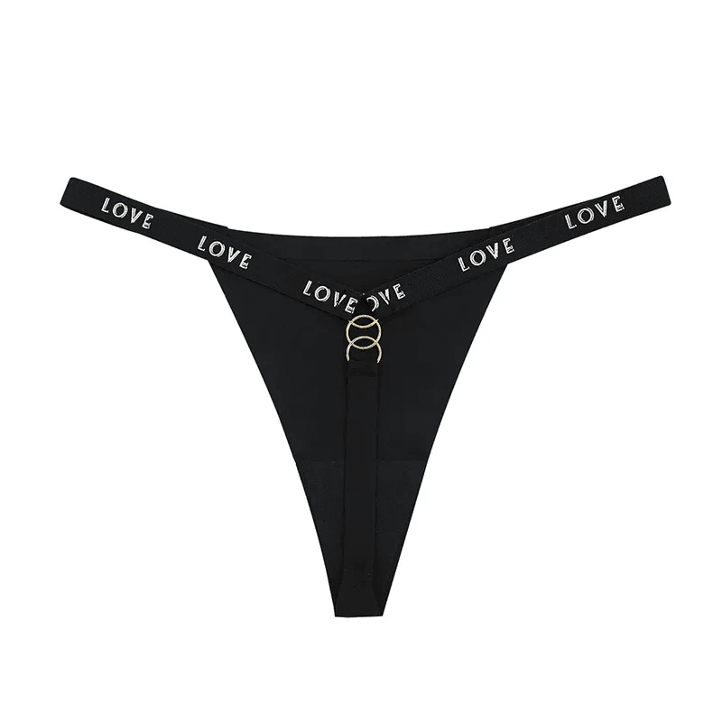 String invisible en soie glacée unie